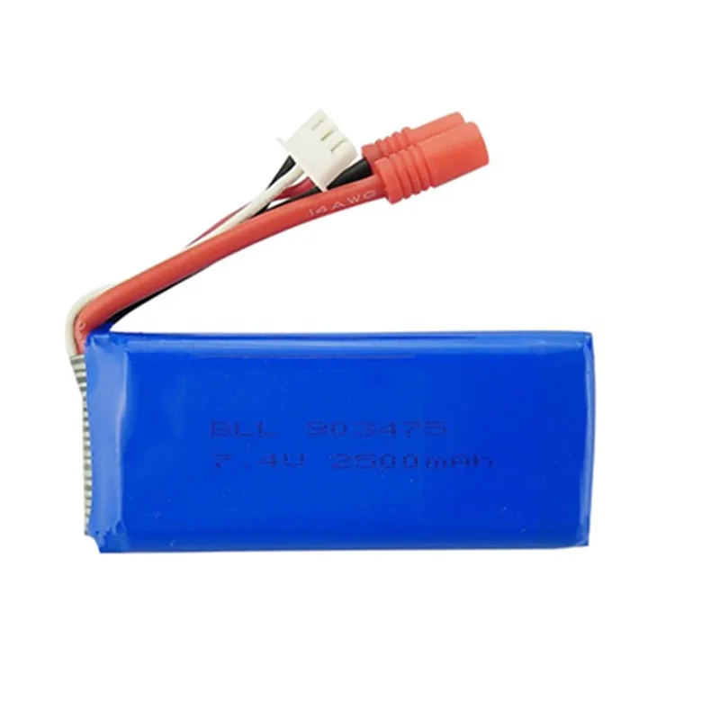 Аккумулятор Syma X8C 2S 7 4 в 2500 мА · ч 25C Lipo для вертолета X8W X8G X8HC X8HG X8HW