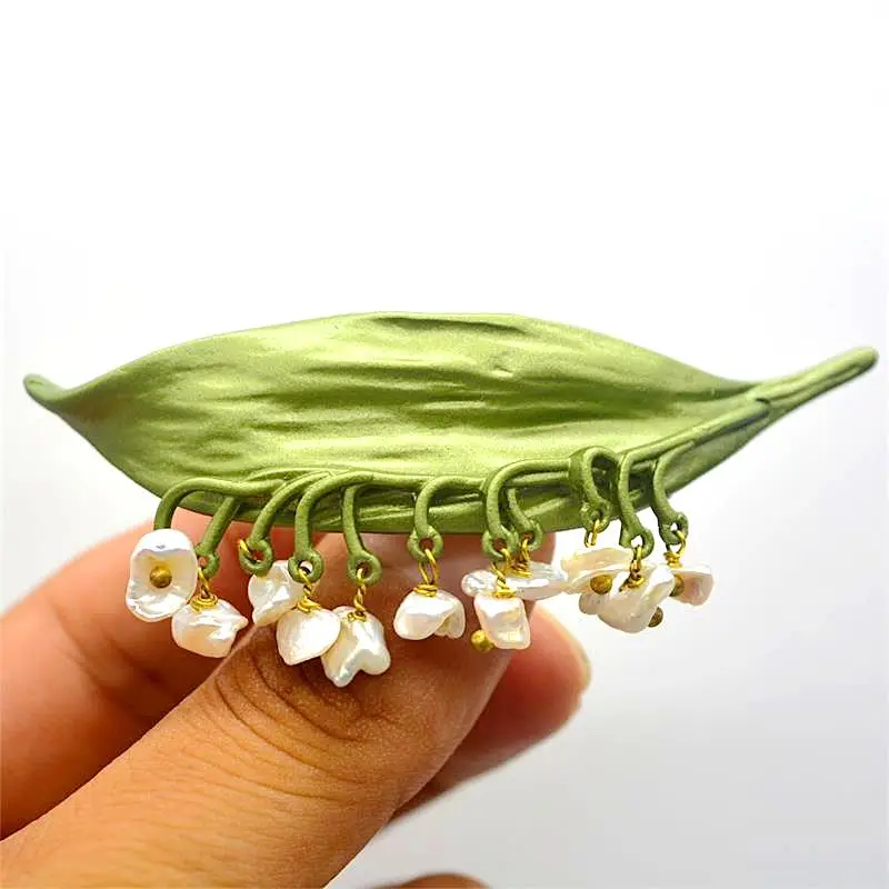 Винтажная брошь YDGY ювелирное изделие из бирюзового сплава в форме лазурита