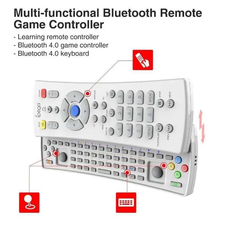 IPega PG-9072 PG 9072 многофункциональный контроллер беспроводной Bluetooth 4,0 игровая клавиатура геймпад для iOS Xiaomi Smart tv PC Phone