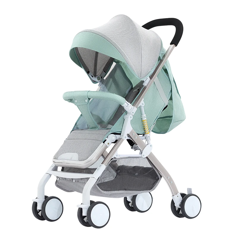 Twin Детские коляски облегченные складное откидное может сидеть на высоком с