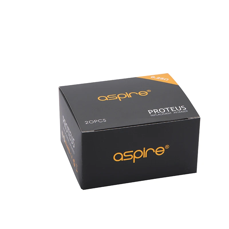 Оригинальный сменный испаритель Aspire Proteus 10 шт./лот 0 25 Ом для электронной сигареты