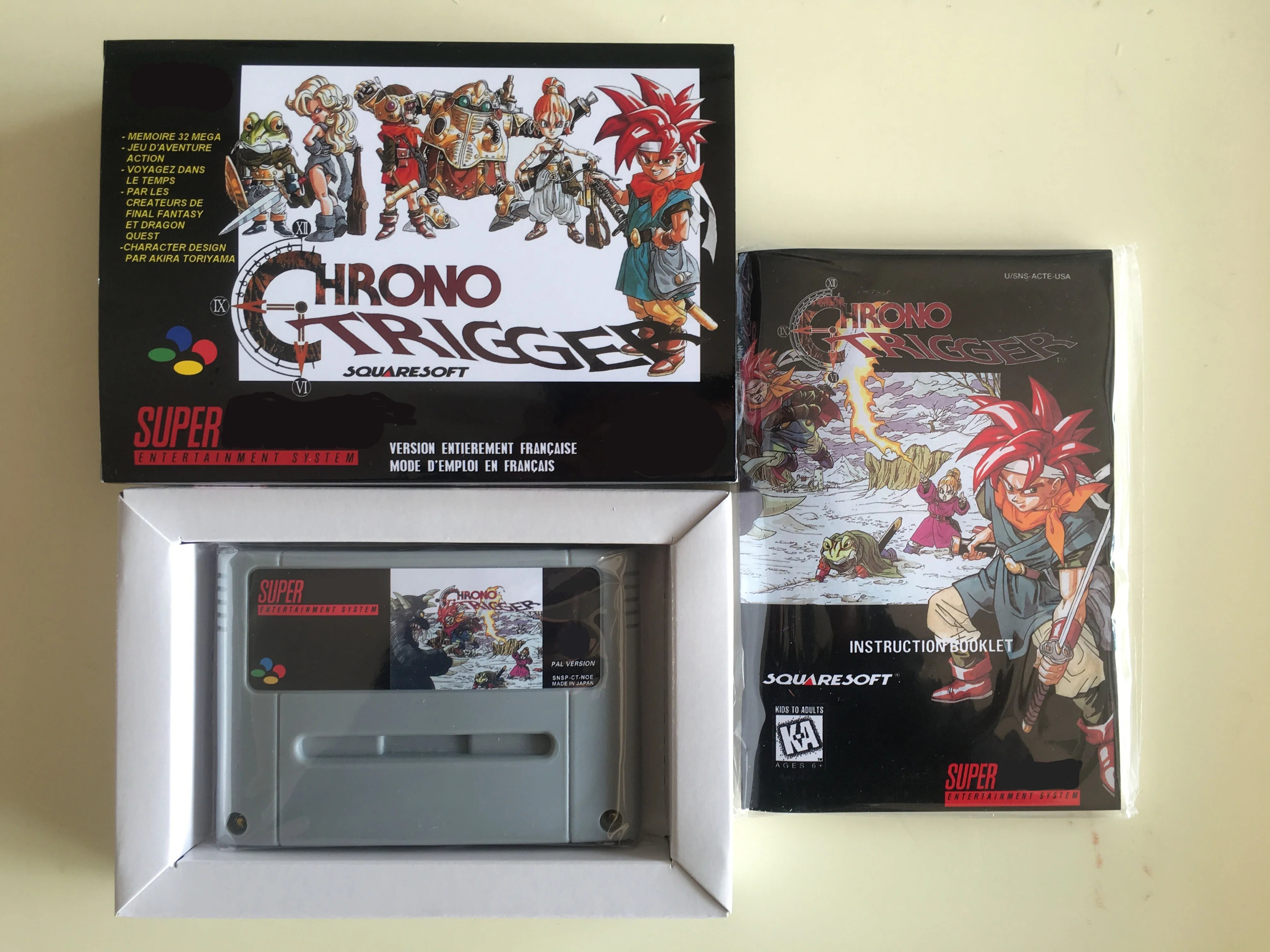 PAL версия и полный* CHRONO триггер игра английский для SNES