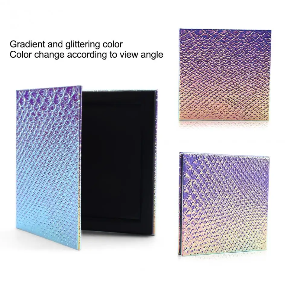 1 шт. 10*10 см пустые магнитные тени для век косметическая Палитра блестящие рыбьи
