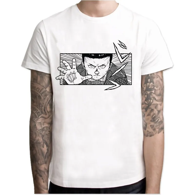 Футболка Akira Shotaro Kaneda Neo Tokyo streewear Мужская футболка с японским аниме принтом летняя