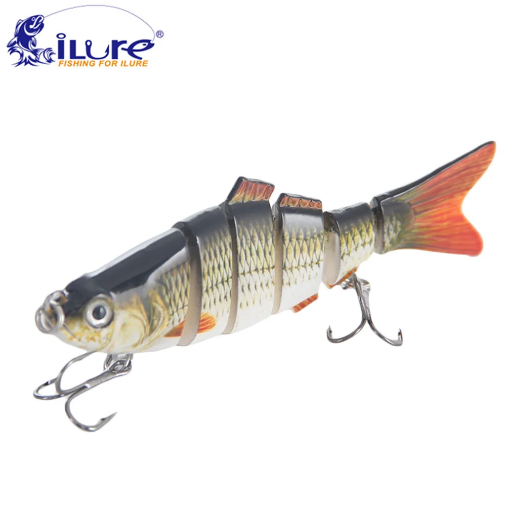 ILure рыболовный воблер 6 сегментов 10 см/15 см Swimbait Crankbait искусственная наживка для