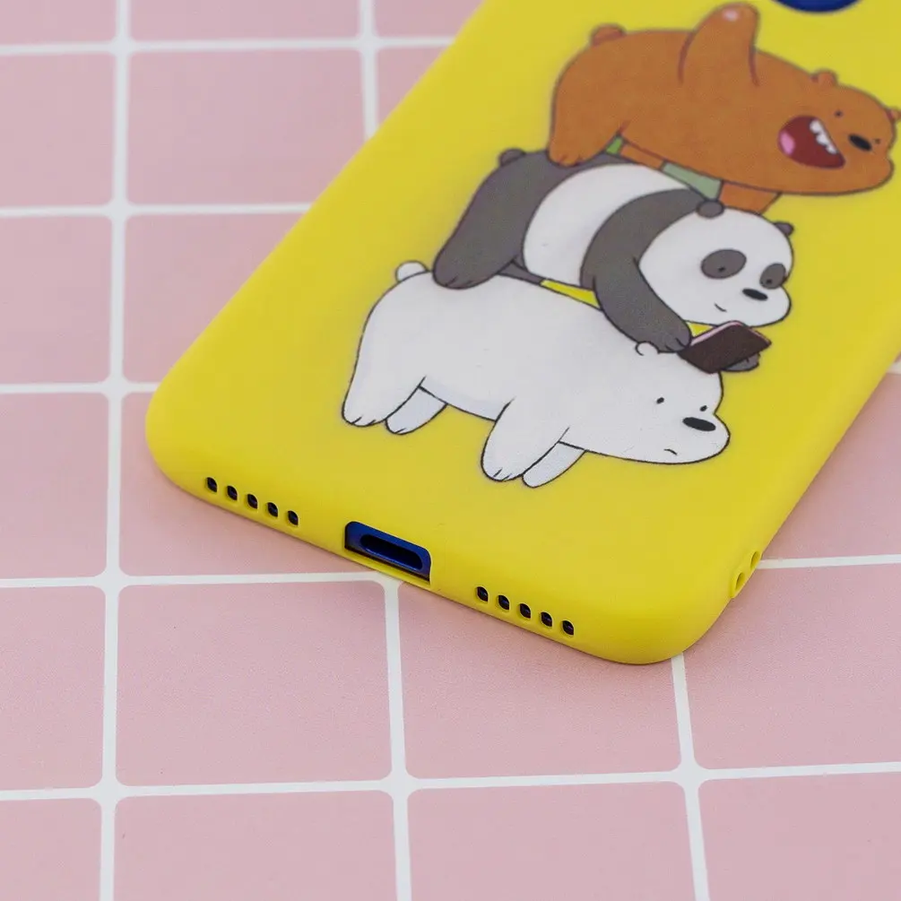 Мягкий силиконовый 3D-чехол для Xiaomi Redmi 7 милые чехлы с единорогом свиньей кошкой