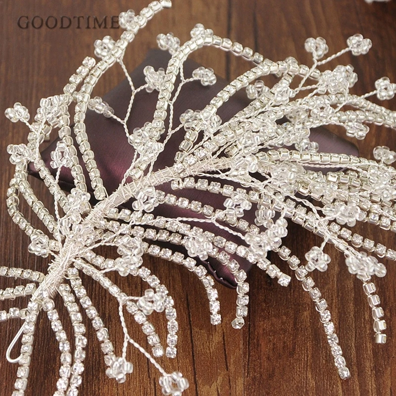 Fashion Bridal Wedding Party Rhinestone Headdress Accessories Tiara Headband Frontlet Bridesmaid Hair Jewelry For Women Girl | Украшения и