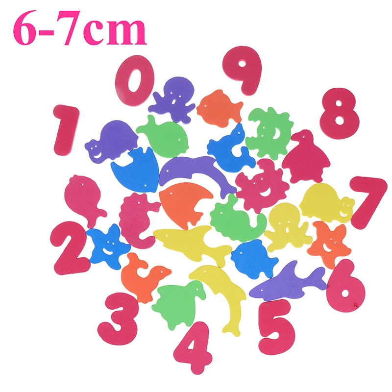 34 шт. Детские пазлы для ванны плавающая игрушка из пенопласта мягкая детская