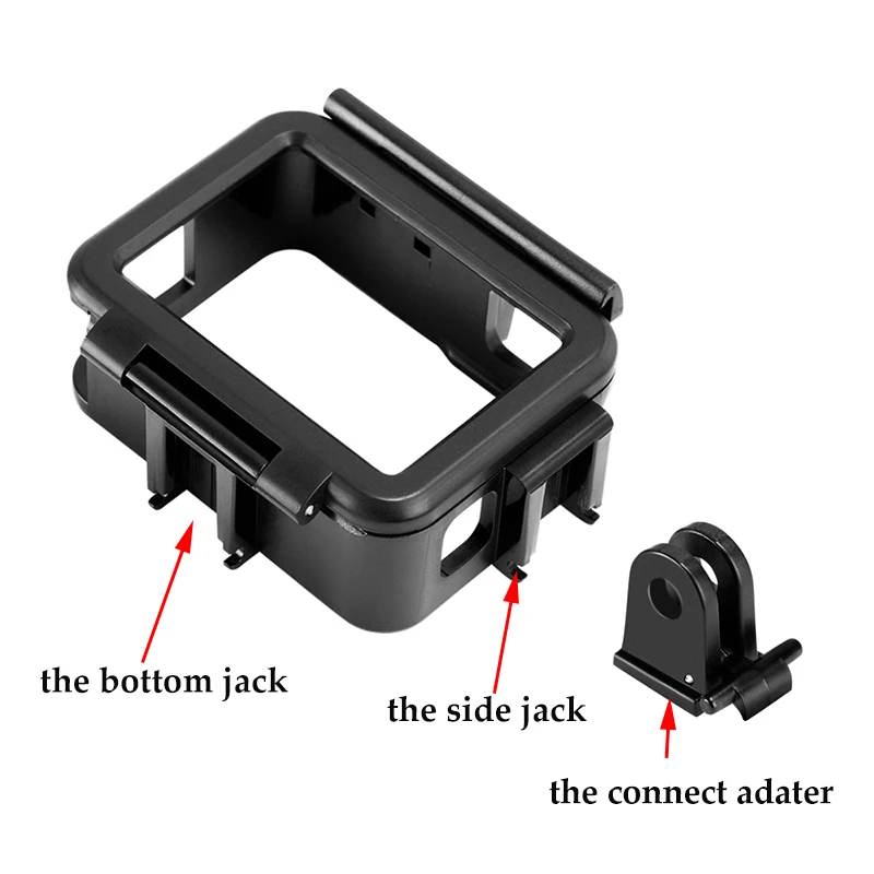 Новейший защитный чехол TELESIN go pro вертикальная рамка держатель для gopro hero 7 black Hero 6 5