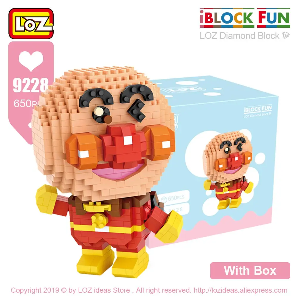 9203 With Box LOZ, алмазные блоки, сборка, аниме, фигурка, Kawaii, мини микро строительные блоки, кирпичи, сделай сам, развивающие игрушки для детей, подарок - Цвет: 9203 With Box