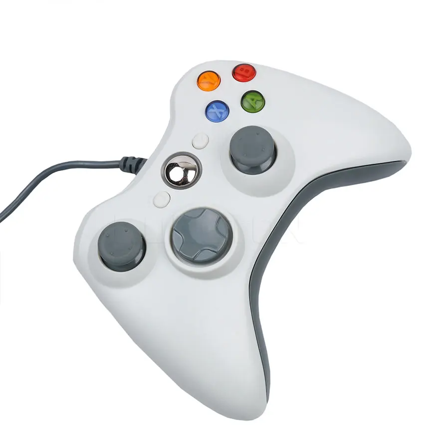 Высококачественный USB проводной Вибрационный геймпад джойстик для ПК контроллер