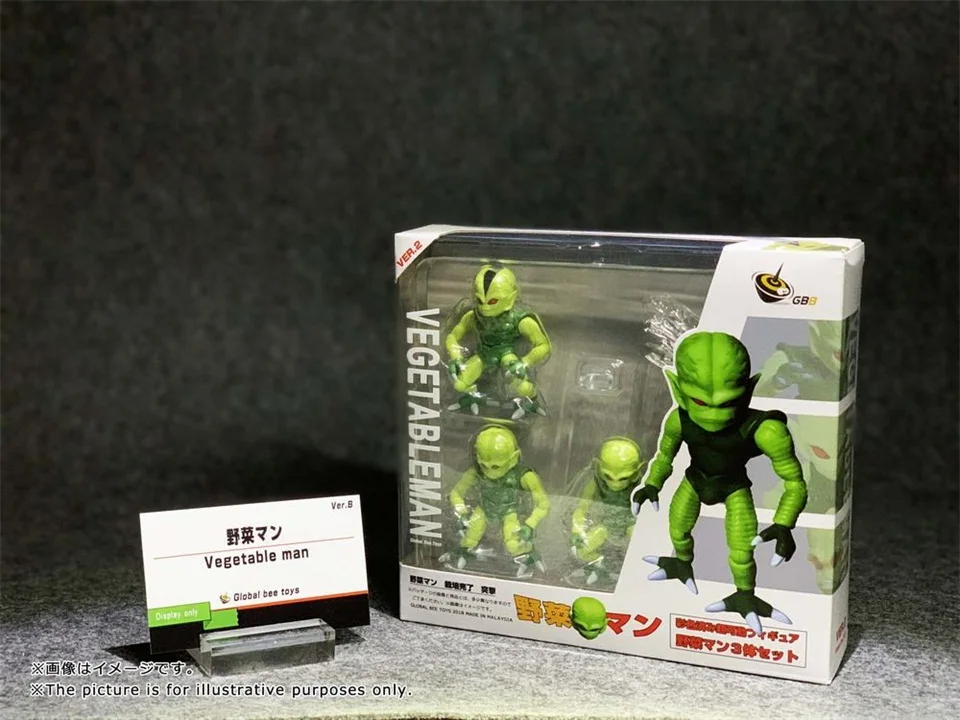 Tronzo 3 шт./компл. GBB экшн фигурка Dragon Ball SHF Vegeta Saibaiman ПВХ фигурка модель игрушки DBZ растительный человек Figural Brinquedos