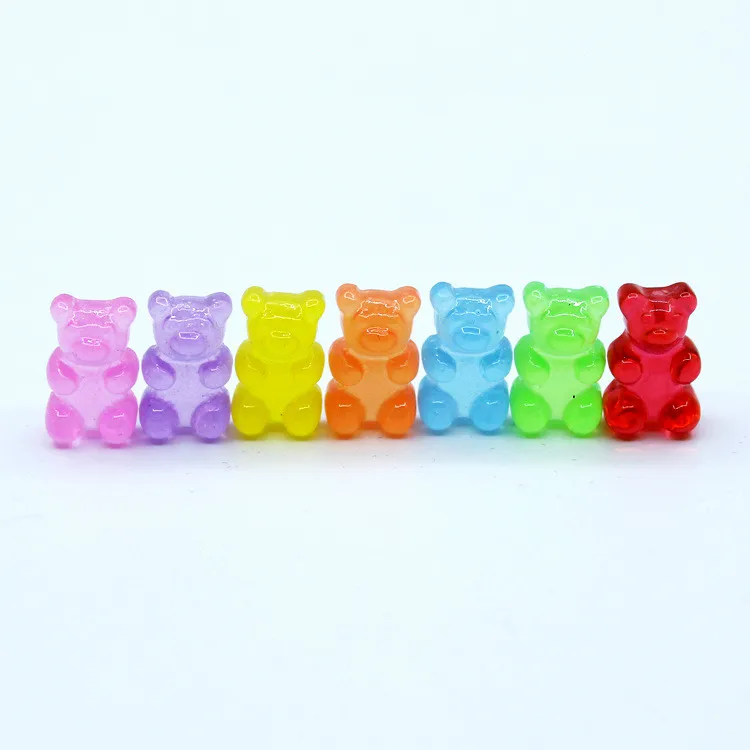 10pcs Pretend Bear Soft Sweets Slime Supplies Plastic DIY Candy Accessories Filler For Fluffy Clear | Игрушки и хобби