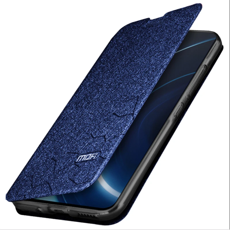 Чехол для Vivo iQOO чехол MOFi из искусственной кожи силиконовый флип с полной защитой