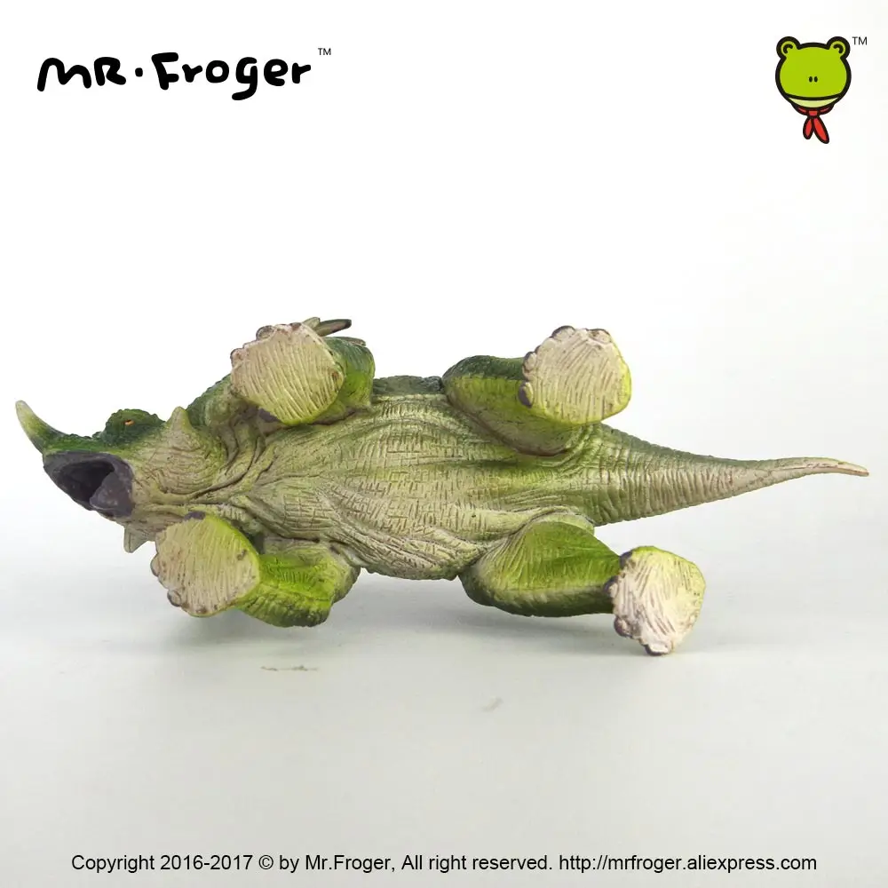 Mr. Froger Styracosaurus динозавр зеленая модель трицератопса ПВХ фигурка доистория
