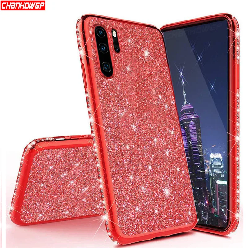 Модный алмазный Блестящий силиконовый чехол для Huawei P30 P20 Pro P Smart Plus Y9 Y6 2019 Honor 10i Lite
