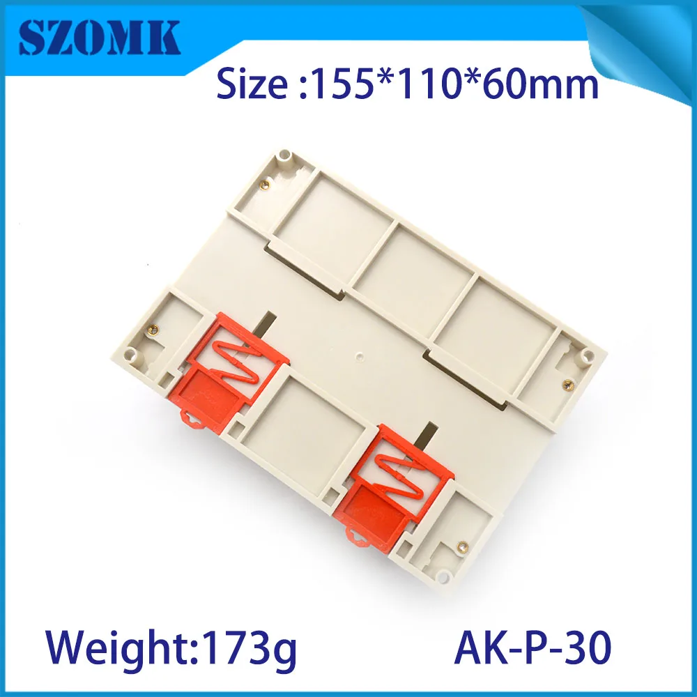 Пластиковый корпус szomk 155*110*60 мм для печатной платы din рейка распределительная