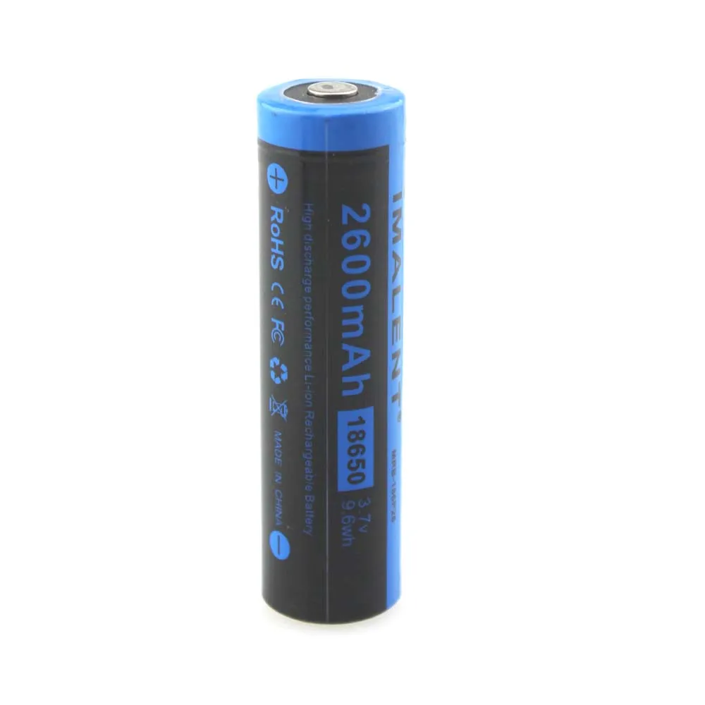 IMALENT MRB 18626 18650 2600mAh 3 7 V литий ионная аккумуляторная батарея с защитой PCB (1