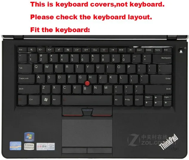Прозрачный чехол-клавиатура из ТПУ для ноутбука Lenovo ThinkPad Edge E420S E420 E425 E30 E31 E40 E50 E320