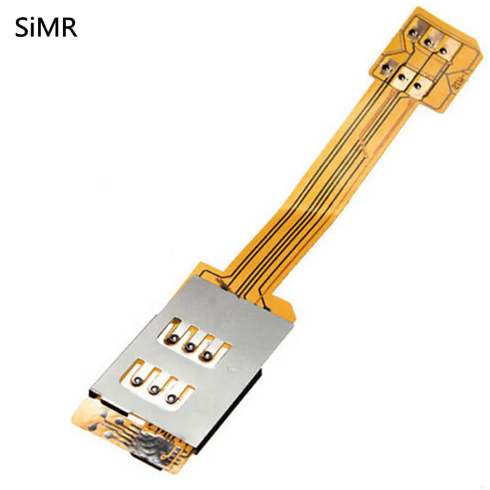 Dubbele Dual Simkaart адаптер MICRO Sim-kaart расширение Sim адаптер Morecard для samsung Galaxy S3 S4 S5 NOTE 2 3 4