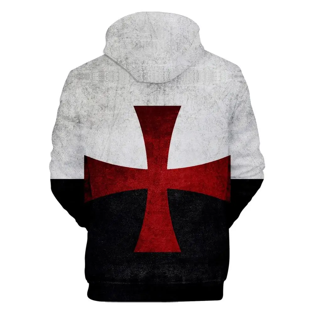 

Hot knights templar Hoodies 3D Print Sweatshirts Warm Hip Hop style Clothes Wild Hoodie Pullover