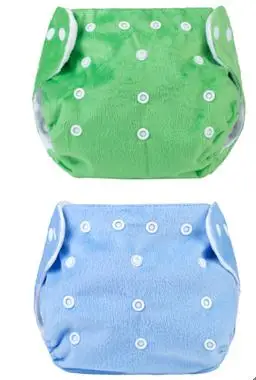 

2pcs Nanometer antibacterial baby diapers can wash new baby diaper urine buckle super soft diaper lot of color mixing