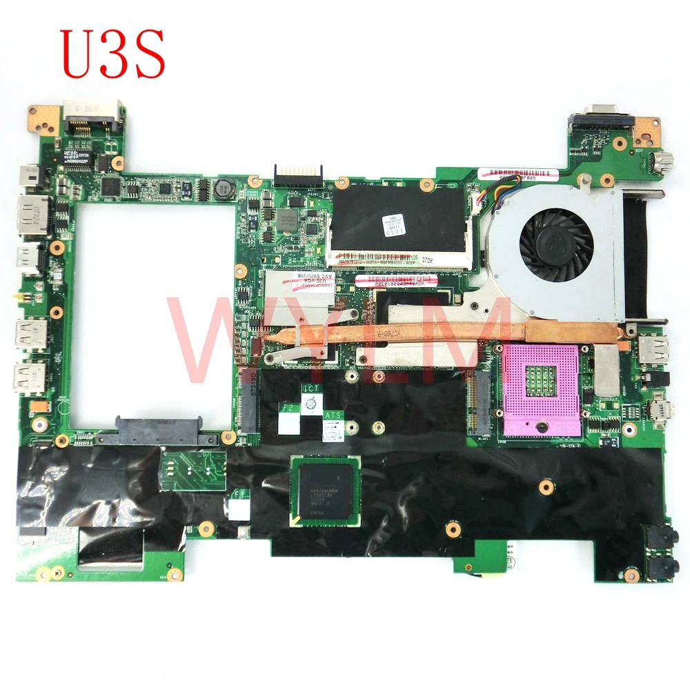 U3S материнская плата Версия 2 1 для ASUS u3sg Материнская ноутбука HM55 DDR3 100%