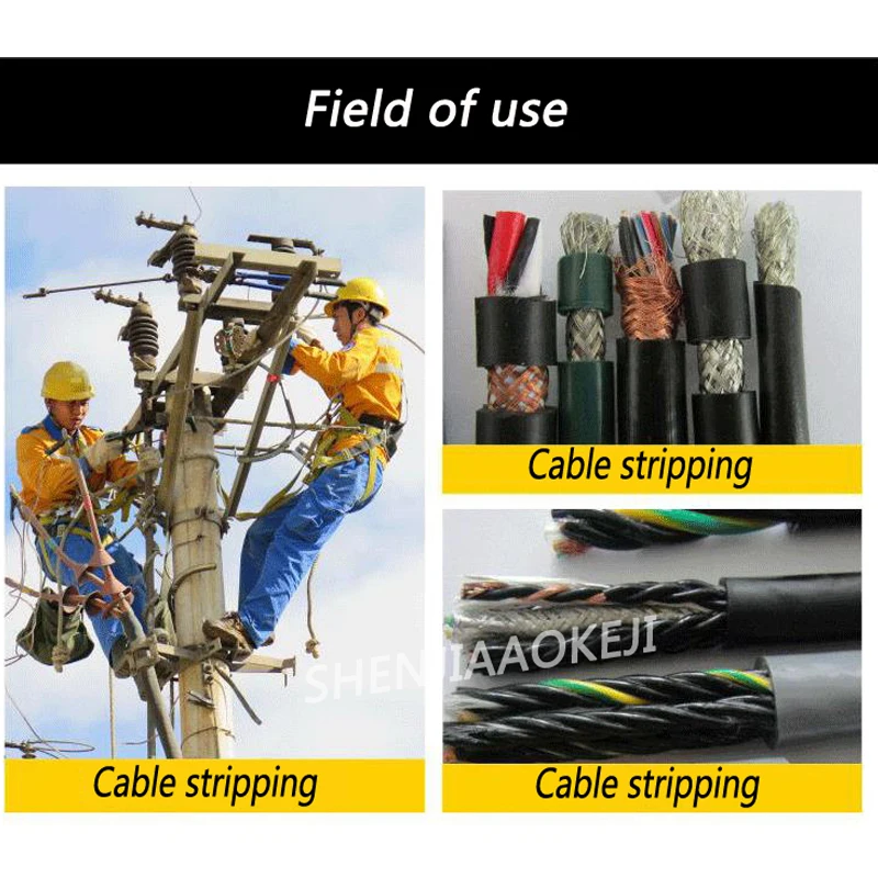 

Multifunctional wire stripper Cable stripper Insulated wire overhead Wire stripper Peeling knife Flexible adjustment 1pc