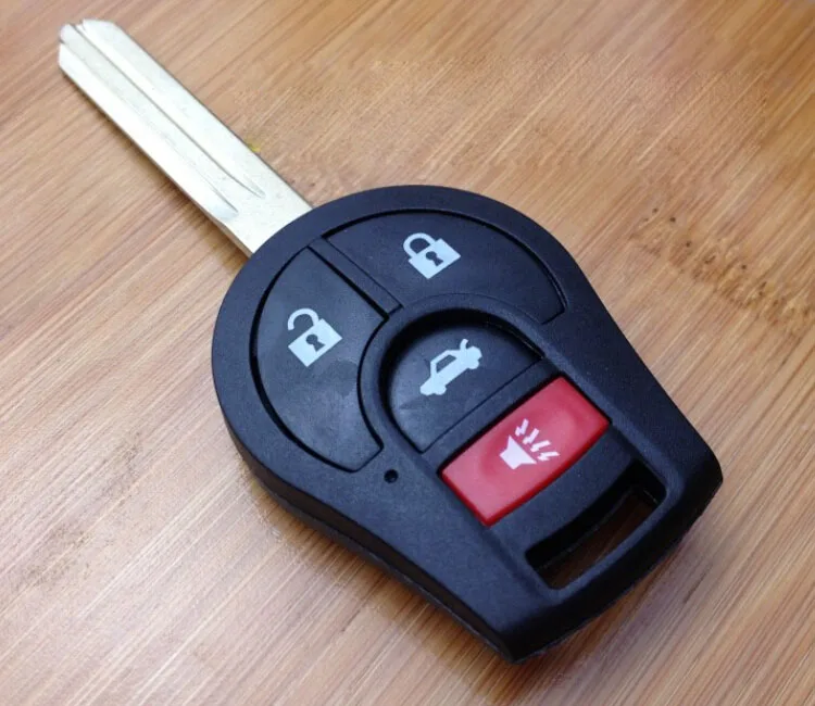 Сменная крышка корпуса дистанционного ключа 3 + 1 кнопки подходит для NISSAN Maxima Altima