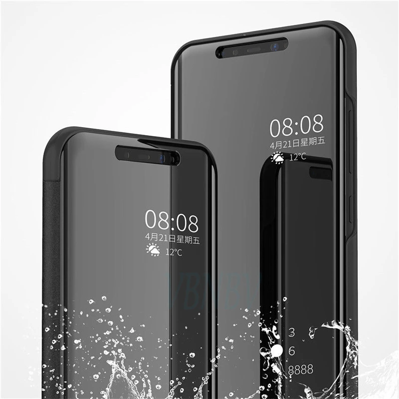 Mi rror smart view чехол для телефона для Xiao mi Red mi 5 Plus Note 5 6 Pro Note 5A 4X 6A S2 mi 8 SE 6 A1 A2 Lite Max 3 Кожаный флип-чехол