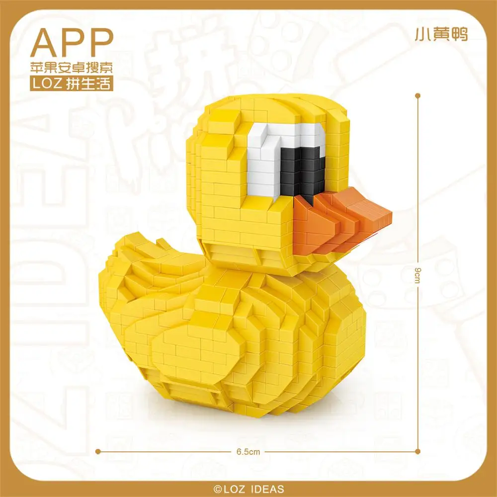 LoZ блоки мультфильм обезьяна строительные кирпичики для детей обучающие игрушки