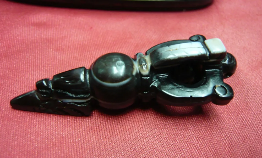 Magic Power Тибетский оникс острый наконечник Голова Дракона искусственная подвеска