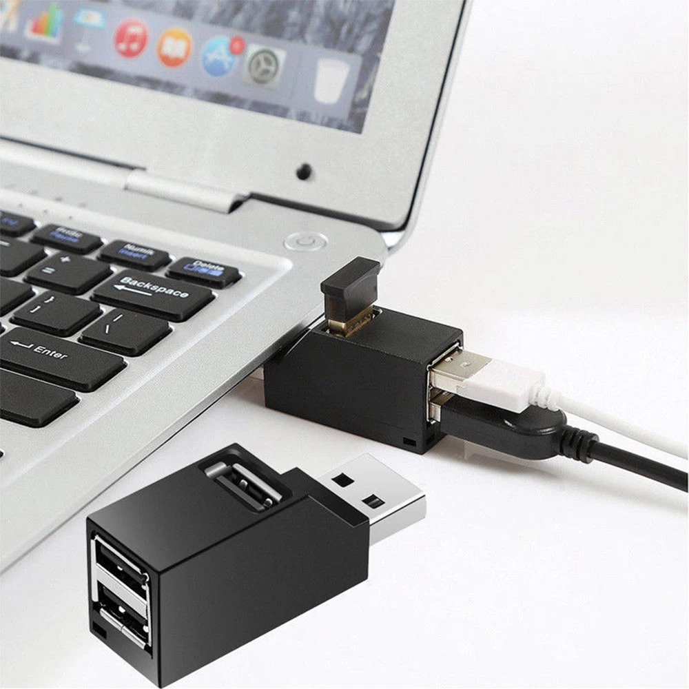 Универсальный мини 3 порта USB 0 концентратор Высокоскоростной разветвитель