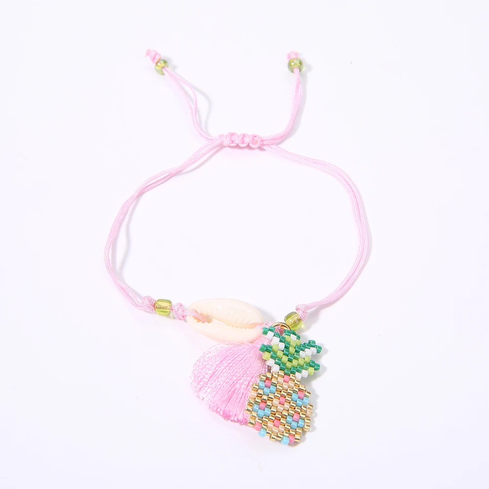 Rttooas браслет с шармами Miyuki Delica ананас Pulseiras ручной работы Bileklik дружбы для женщин |