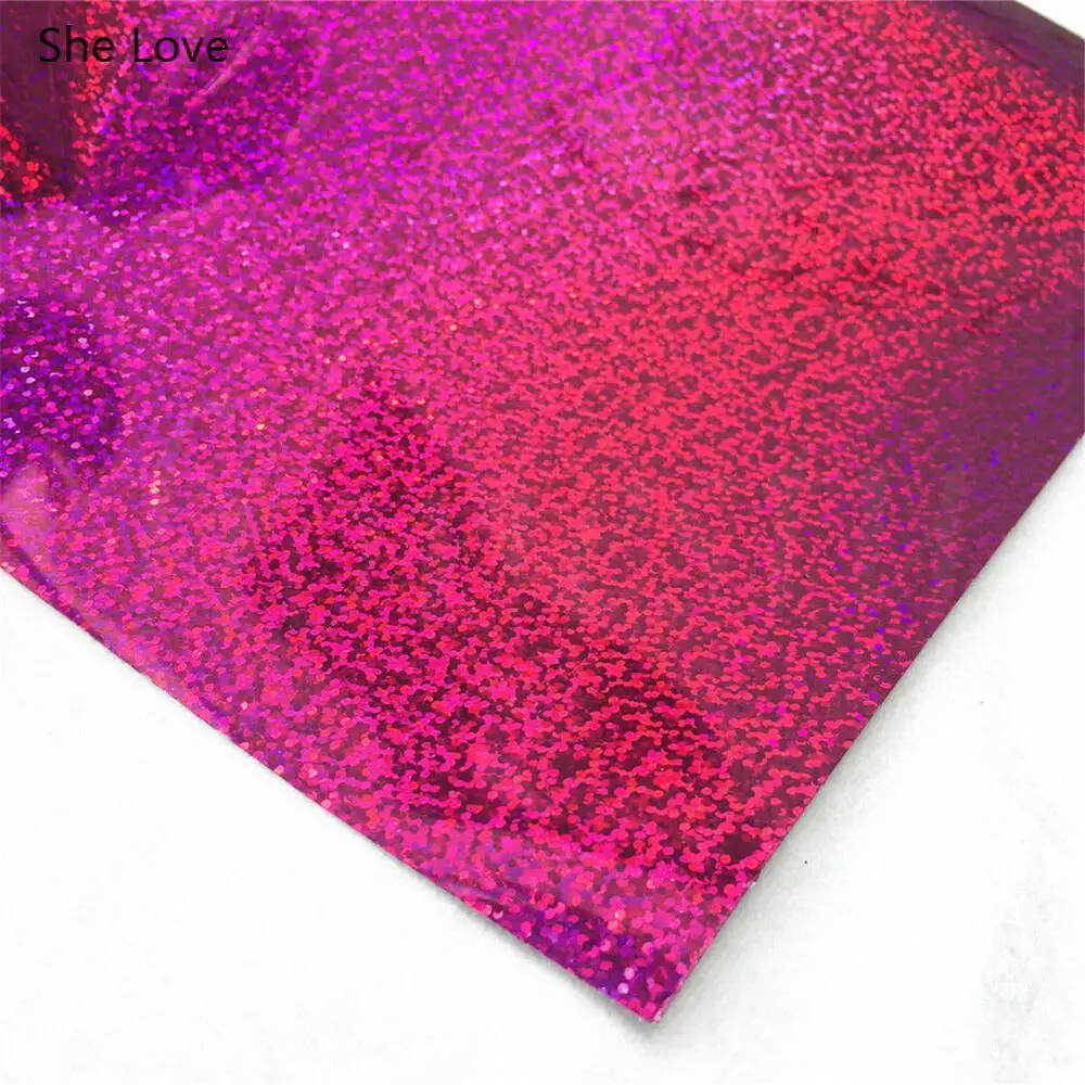 rose red She Love 25x30 см блестящая ПВХ бумага железо на передаваемое тепло струйная виниловая самоклейка на окна для футболки Diy ремесла - Цвет: rose red