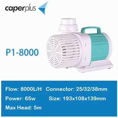 8000LH 65W Погружной насос, wifi, приложение, под водой, насос с регулировкой потока, тропический аквариум, пресная вода, соленый риф, морской аквариум - Цвет: 8000LH 65W