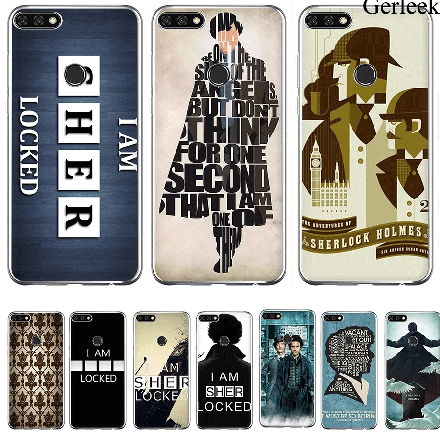 Чехол для телефона 221B Sherlock Holmes Huawei Y5 Y6 Y7 II 2017 2018 Prime защитный чехол | Мобильные
