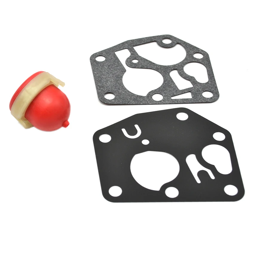 Красный сжимной насос диафрагмы Карбюратор Ремонтный комплект подходит Briggs &amp