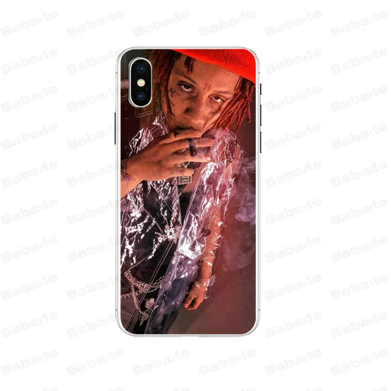 Чехол для телефона Babaite Trippie Redd чехол iPhone 7 7plus 5 5Sx 6 8Plus X XS MAX XR Новинка | Мобильные