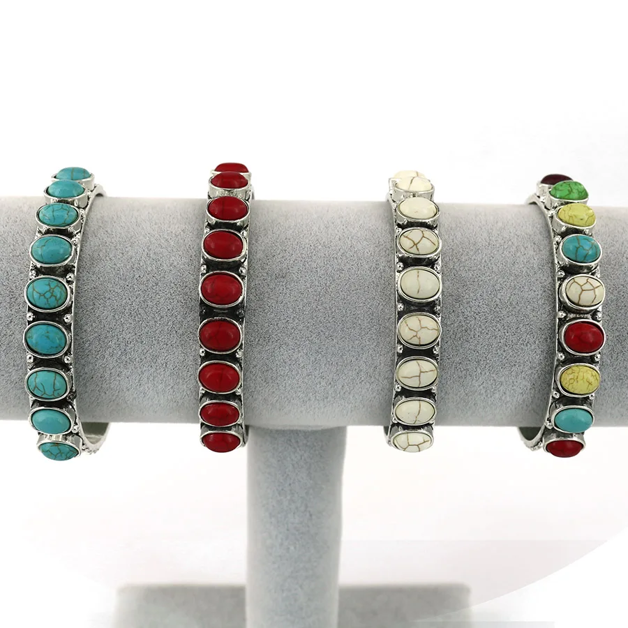 hot bohemian bracelet color stone t urquoise bracelet female popular jewelry bracelet bracelet