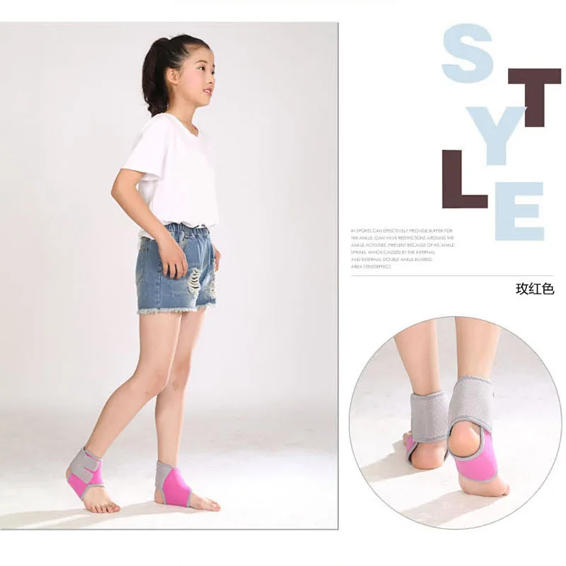 Детские дышащие поддерживающие лодыжки подушечки регулируемые обертывания для