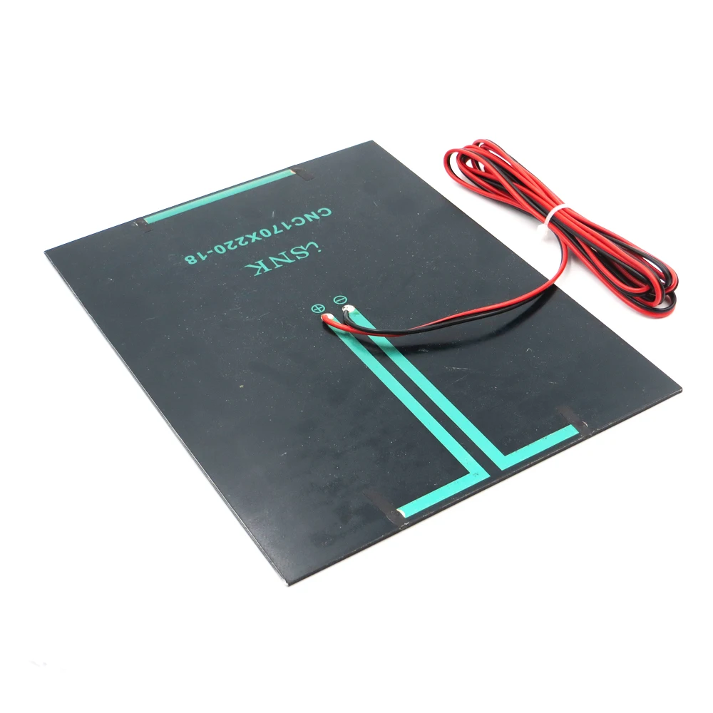 18 V 5 W продлить провода Панели солнечные поликристаллические кремниевые DIY
