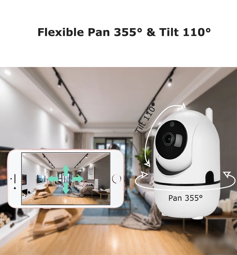 Hebeiros HD 1080 P домашняя камера видеонаблюдения интеллектуальная функция