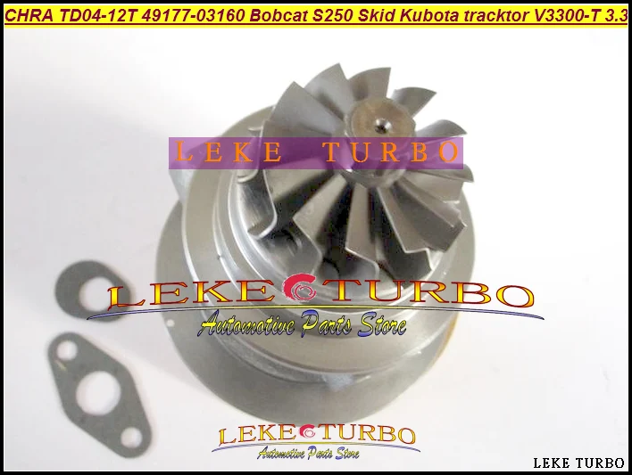 Турбо картридж CHRA TD04 49177 03160 1G565 17012 1701 для Mitsubishi Pajero L200 Bobcat S250 V3300 T с бортовым