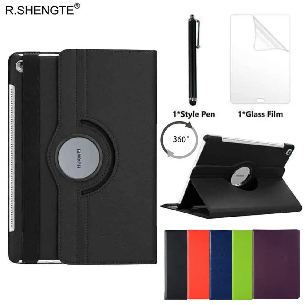 Для Huawei MediaPad M5 10 8/M5 Pro Чехол CRM AL09/W09 8 ''планшет 360 Вращающийся FilpLeather подставка