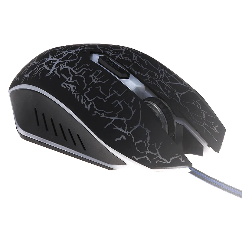 Gaming Mouse Optical 4000 DPI 6 Button Led USB Wired Mice Computer Gamer 7 LED color Changing | Компьютеры и офис