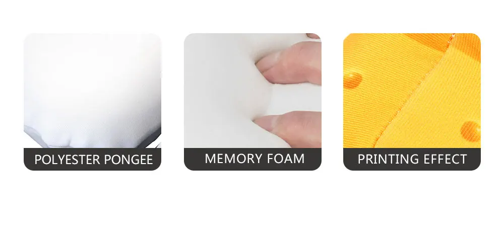 HUGSIDEA мягкая пенопластовая Подушка с эффектом памяти для путешествий офиса дома u