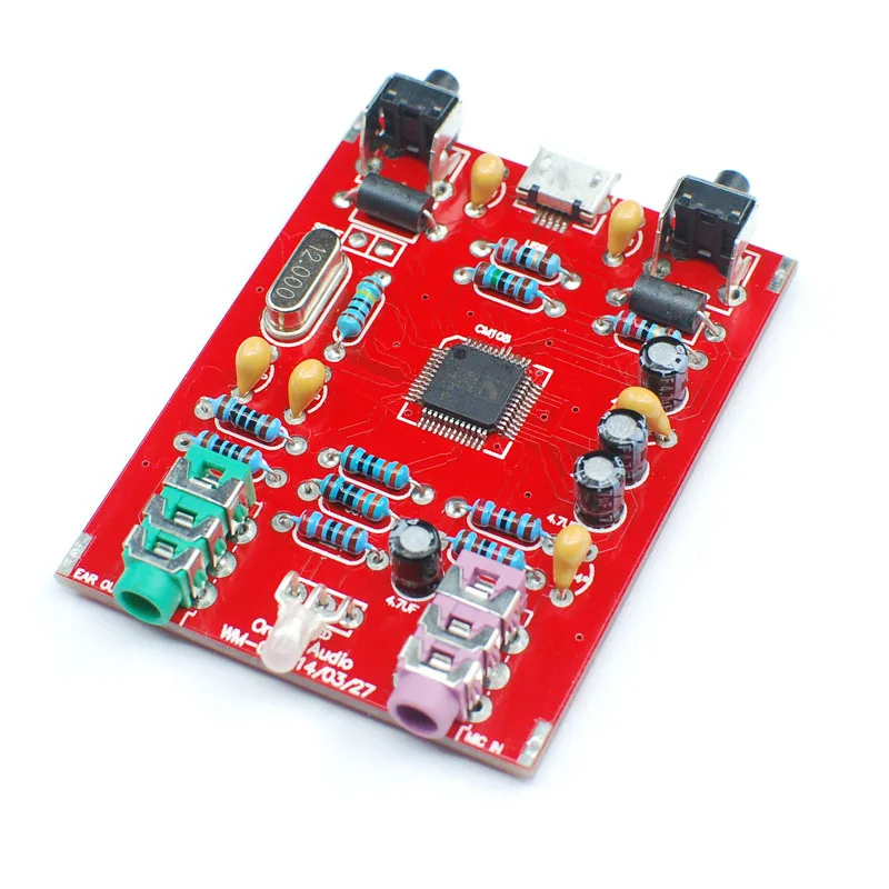 Звуковая карта CIRMECH CM108 USB DAC виртуальный 7 1 каналов поддержка объемного звука