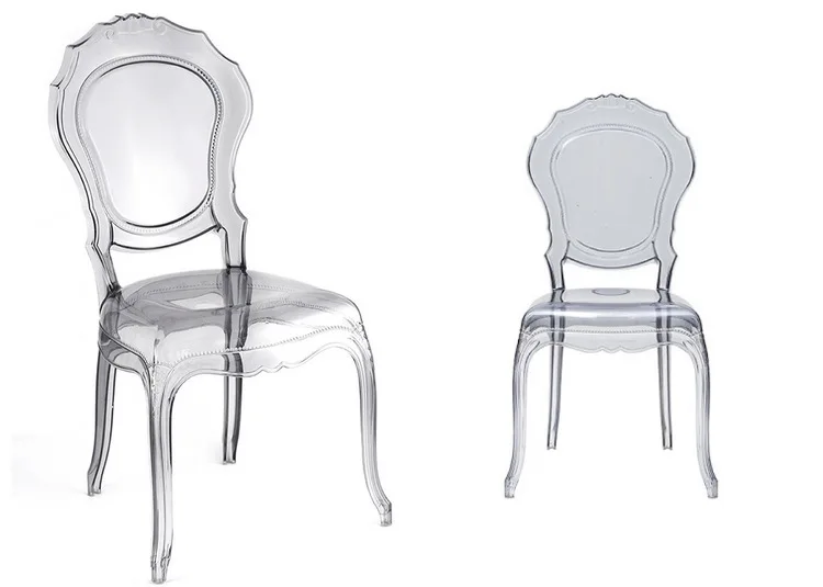 Оптовая продажа качественный пластиковый обеденный стул принцессы свадебное