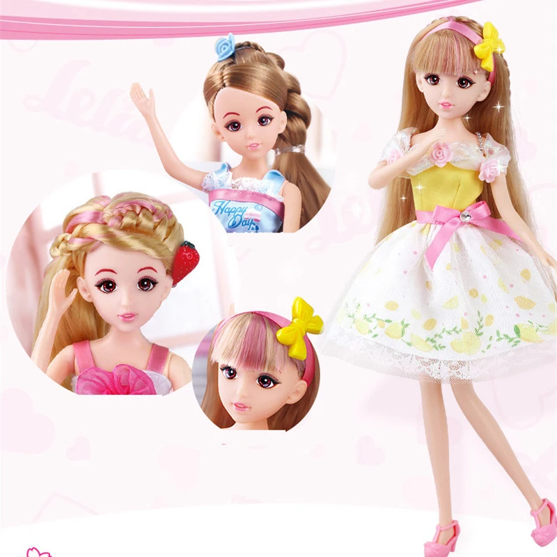 1 шт. kawaii Lelia куклы модные куклы для девочек игрушки шарниры могут быть согнуты милый подарок коробка игрушка для девочек Дети подарки на день рождения